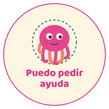 Sticker pulpo: Puedo pedir ayuda